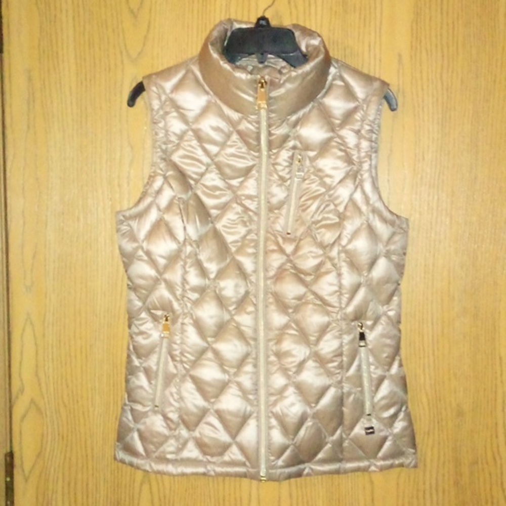 Calvin Klein Gold Quilted Vest